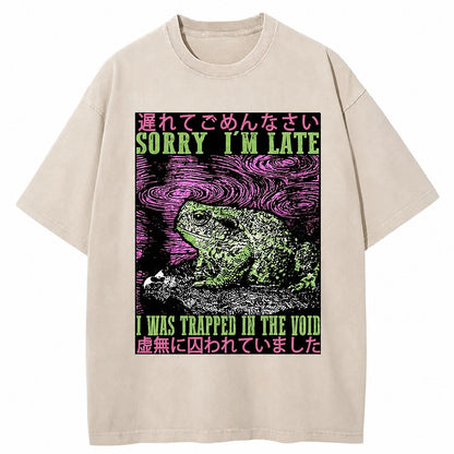 Japanese Style Void Toad Washed T-Shirt
