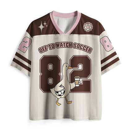 Men's Soccer Watch Graphic Mesh Football Jersey