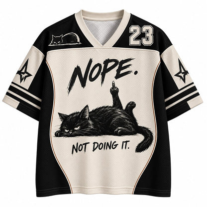 Men's Cactus Number Text Graphic V-Neck Sports Jersey