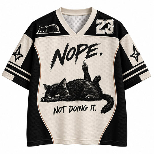 Men's Cactus Number Text Graphic V-Neck Sports Jersey