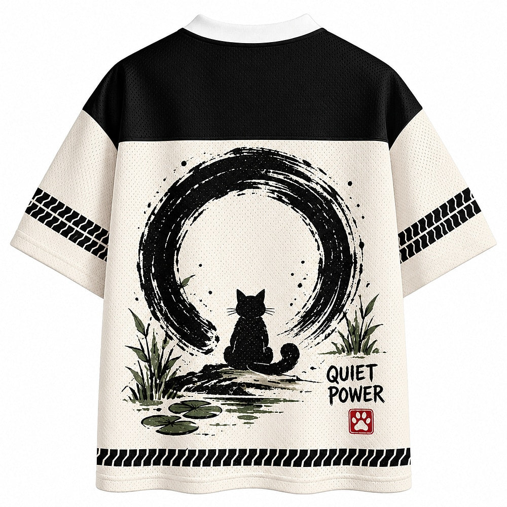Zen Lotus Cat Mesh Jersey