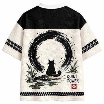 Zen Lotus Cat Mesh Jersey