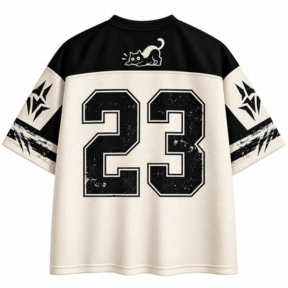 Men's Cactus Number Funny Graphic V-Neck Sports Jersey