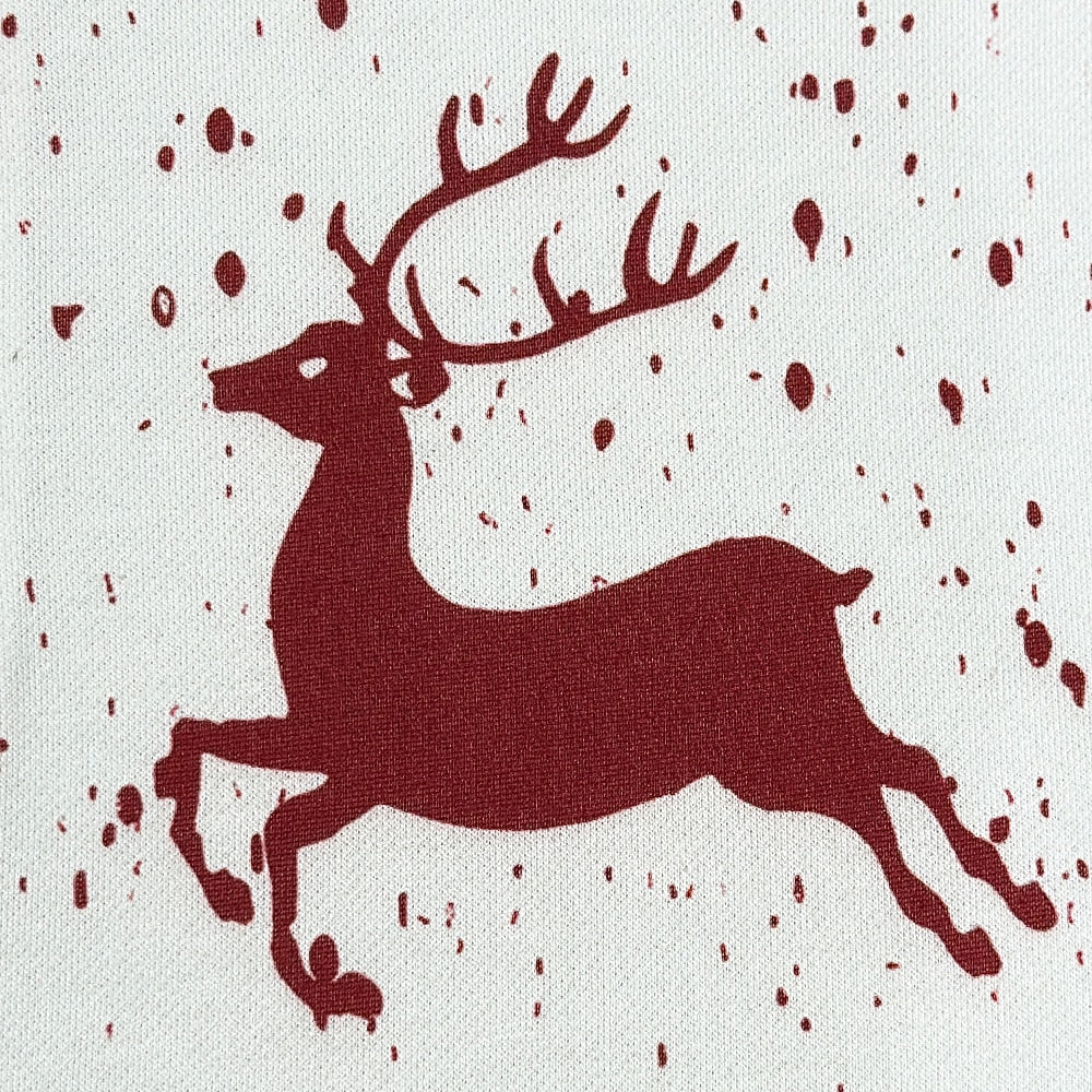 Reindeer Pine Border Half-Zip Sweatshirt