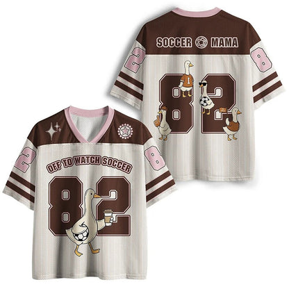 Men's Soccer Watch Graphic Mesh Football Jersey