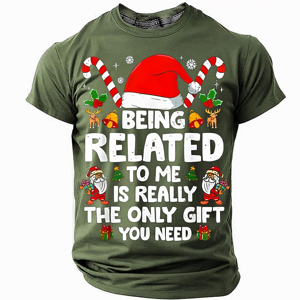 Being Related to Me Christmas T-Shirt