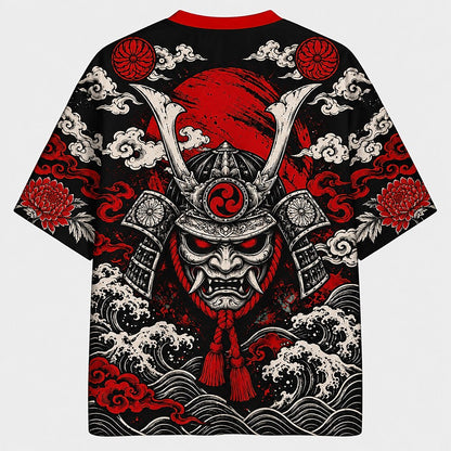 Men's Kanji Graphic V-Neck Sports Jersey