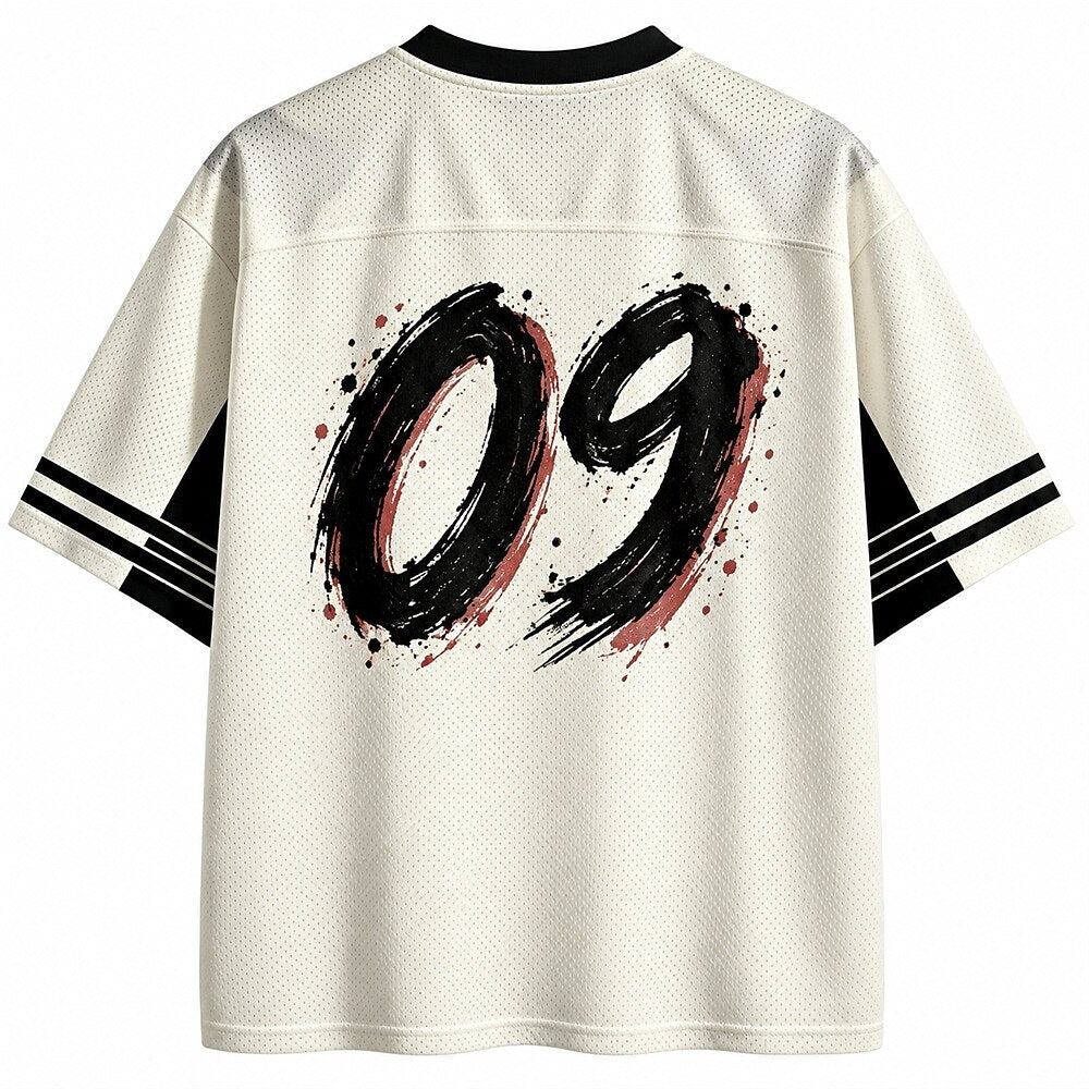 Kitsune Samurai V-Neck Mesh Jersey