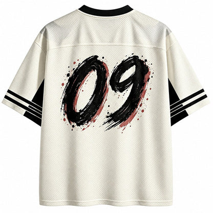 Kitsune Samurai V-Neck Mesh Jersey