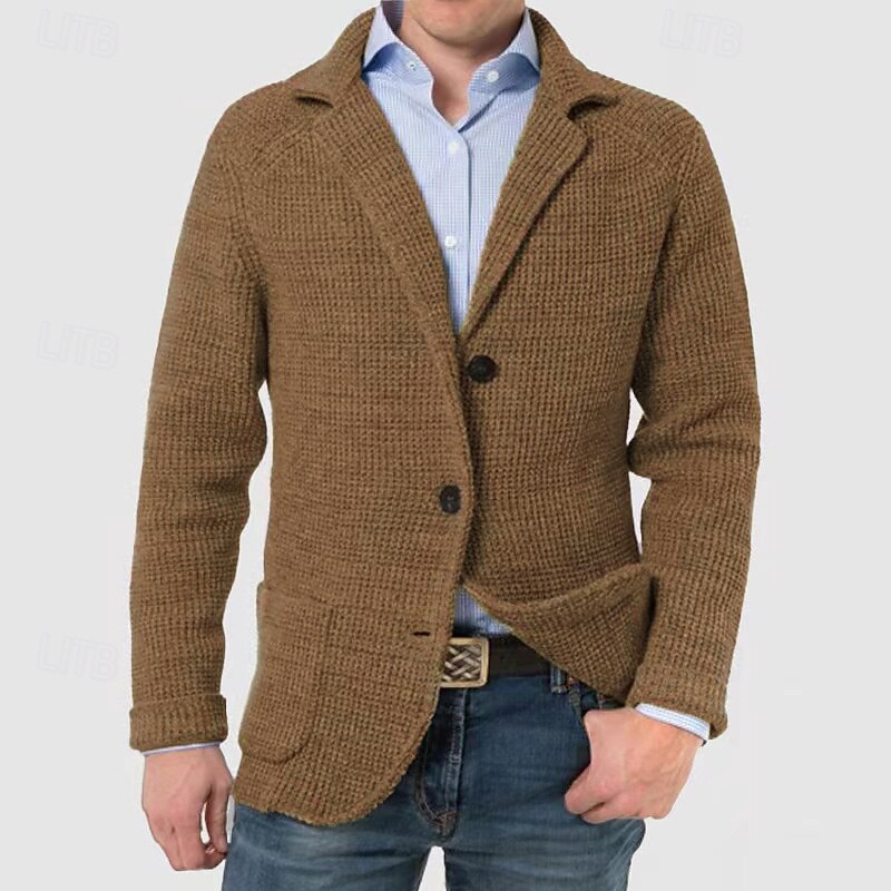 Knit Lapel Blazer
