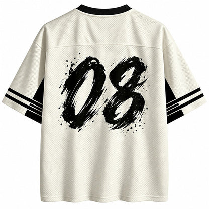 Japanese Ryujin Dragon V-Neck Mesh Jersey