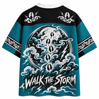 Dragon Ocean Wave Mesh Jersey