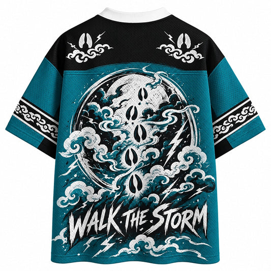 Dragon Ocean Wave Mesh Jersey