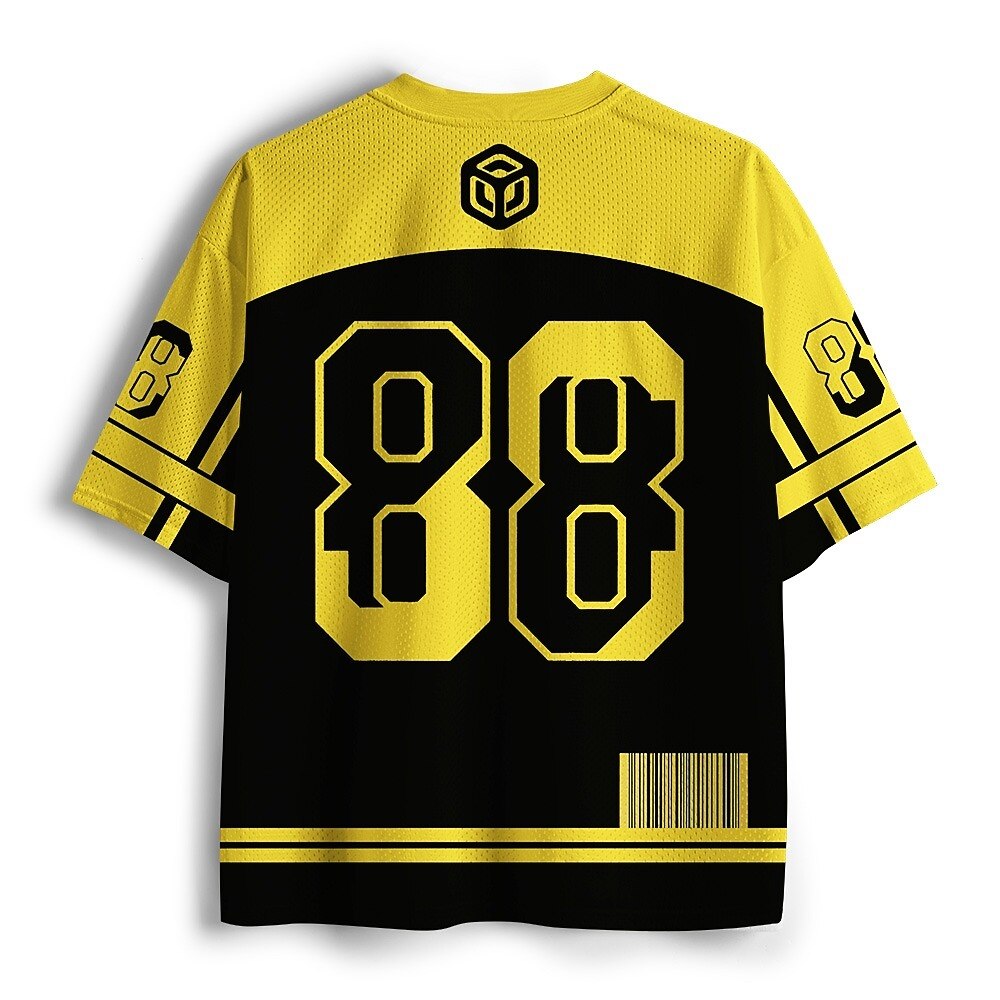 Japanese Style Human Being V-Neck Sports Jersey