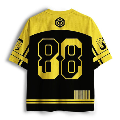 Japanese Style Human Being V-Neck Sports Jersey