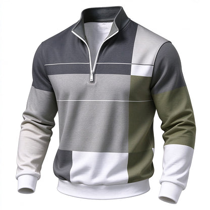 Modern Block Half-Zip Sweatshirt