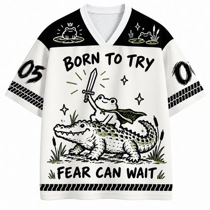 Fearless Frog and Crocodile Mesh Jersey