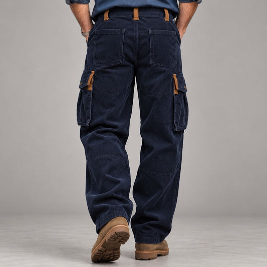 Contrast Flap Utility Cargo Pants