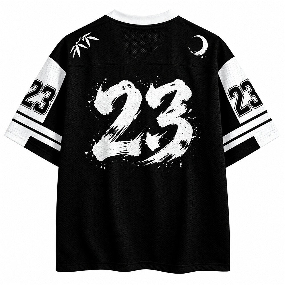 Kitsune Fox Number 23 V-Neck Mesh Jersey