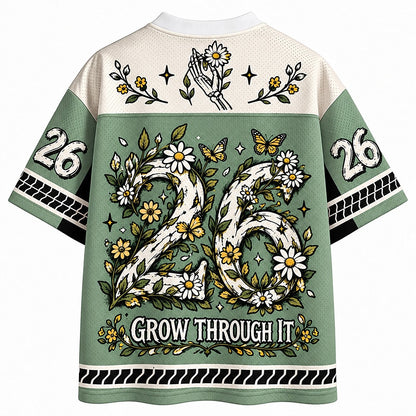 Skeleton Garden and Butterfly Mesh Jersey