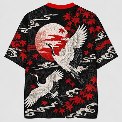 Men's Kanji Graphic V-Neck Sports Jersey
