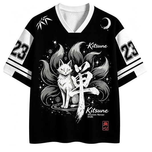 Kitsune Fox Number 23 V-Neck Mesh Jersey
