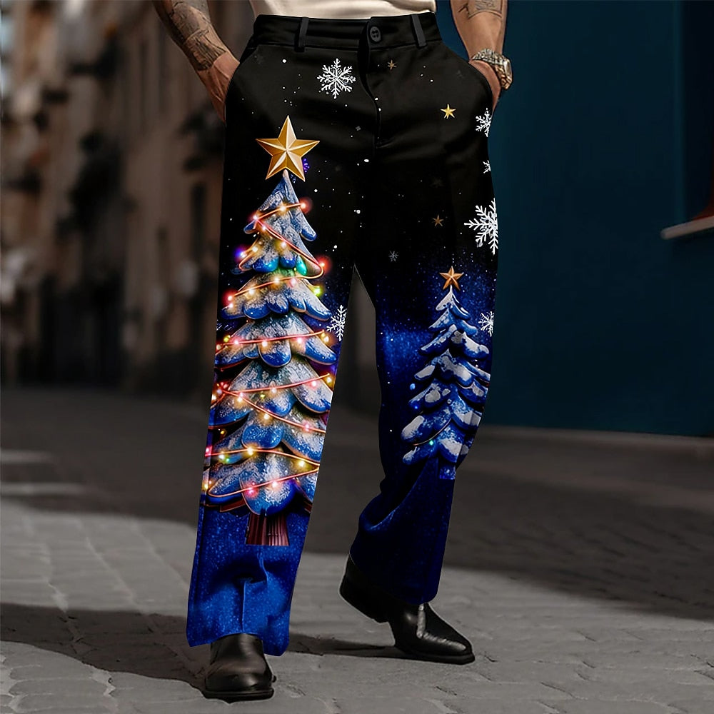 Christmas Tree Glow Dress Pants