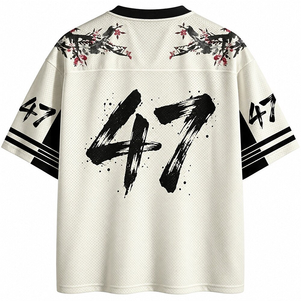 Shiba Ronin V-Neck Mesh Jersey