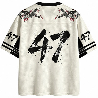 Shiba Ronin V-Neck Mesh Jersey