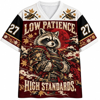 Low Patience High Standards Raccoon Number 27 Mesh Jersey