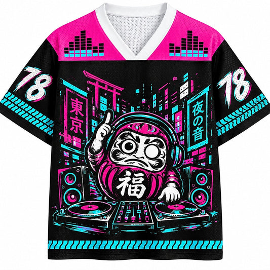 Neon Daruma DJ Mesh Jersey