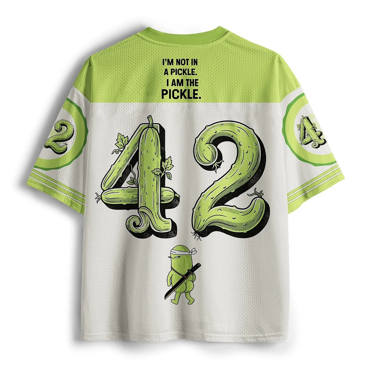 Men's Funny Frog Quote Print Short Sleeve Sports Jersey T-Shirt
