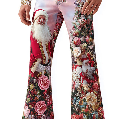 Santa Rose Floral Flared Pants