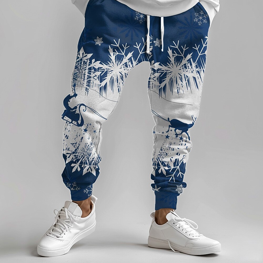 Reindeer Forest Christmas Joggers